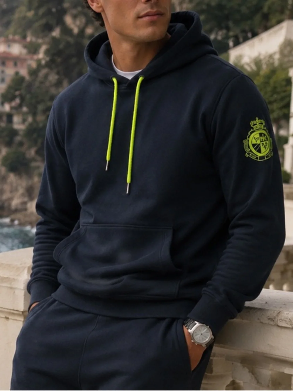 🚨 ULTRA-RARE EXCLUSIVE 🚨 BACKLABEL x Villa d’Este Lake Como Luxury Hoodie Italy